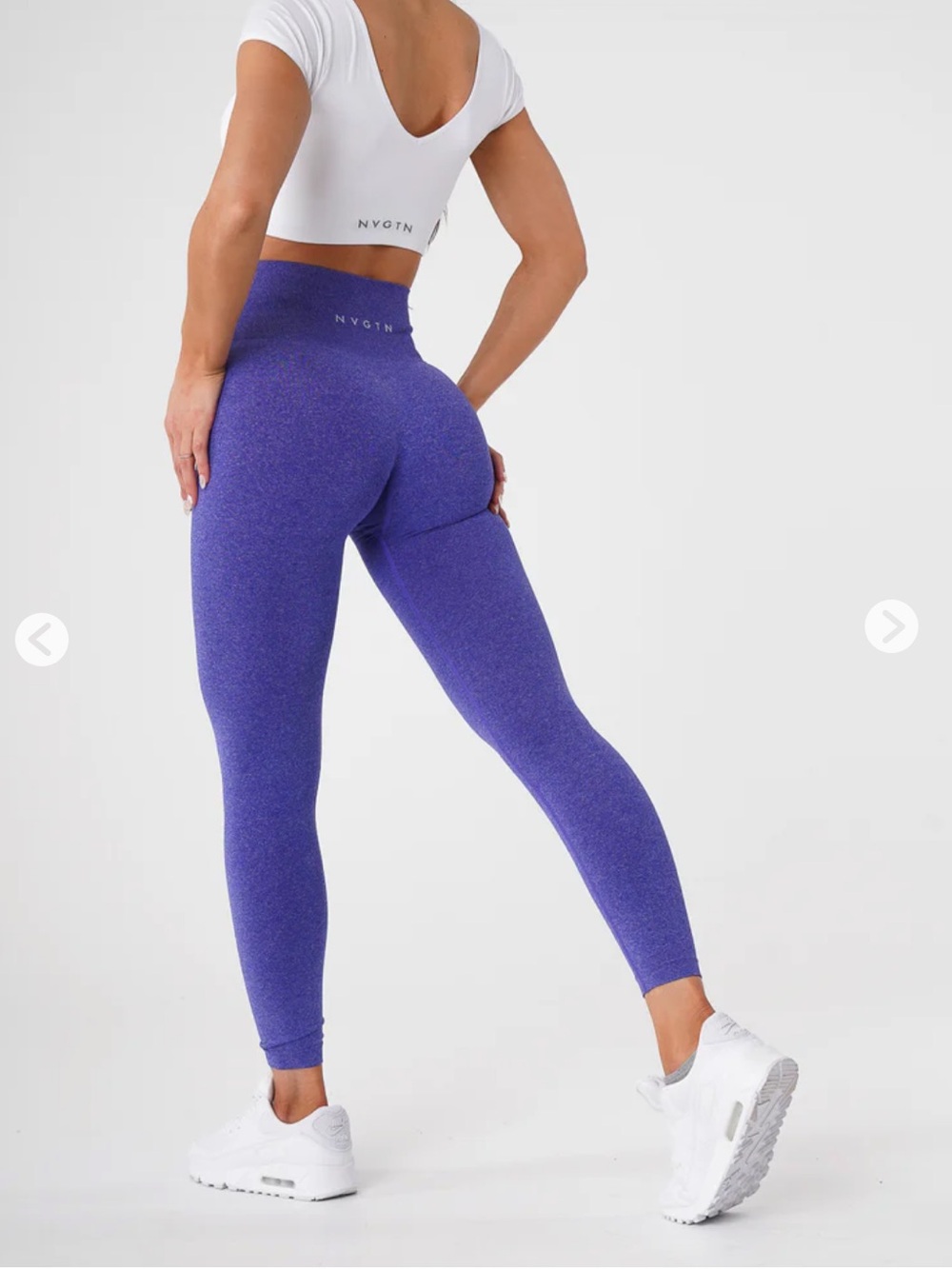 NVGTN Electric Blue NV Seamless Leggings